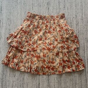 Floral Mini Skirt